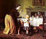 Charles West Cope Breakfast Time - Morning Games painting